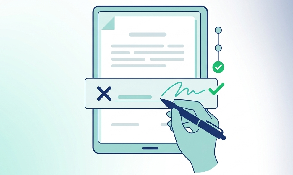 Electronic signature collection for accounting firms