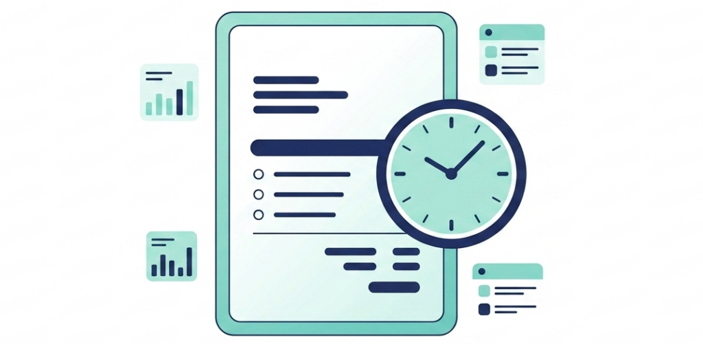 Time and billing management screen SLIQ 360