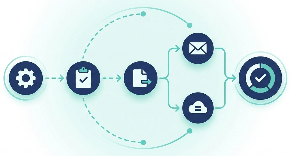 Workflow automation dashboard for accounting tasks